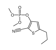 (2-cyano-5-propylthiophen-3-yl) dimethyl phosphate Structure