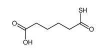 6-oxo-6-sulfanylhexanoic acid结构式