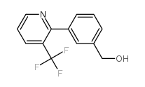 3-(3-(Trifluoromethyl)pyridin-2-yl)benzyl alcohol Structure