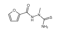 1-(furan-2-carbonyl)-2-methyl-thiosemicarbazide结构式