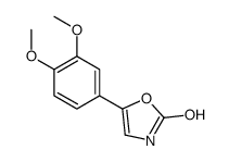 5-(3,4-dimethoxyphenyl)-3H-1,3-oxazol-2-one Structure