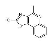 4-methyl-3H-[1,3]oxazolo[4,5-c]quinolin-2-one结构式