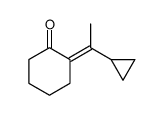 2-(1-cyclopropylethylidene)cyclohexan-1-one结构式