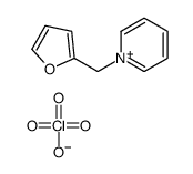 1-(furan-2-ylmethyl)pyridin-1-ium,perchlorate Structure