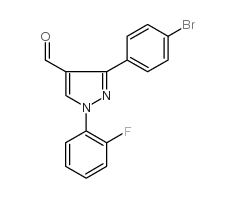 3-(4-bromophenyl)-1-(2-fluorophenyl)-1h-pyrazole-4-carbaldehyde picture