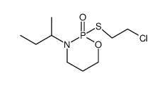 3-sec-Butyl-2-(2-chloro-ethylsulfanyl)-[1,3,2]oxazaphosphinane 2-oxide Structure