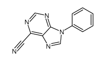 9-phenylpurine-6-carbonitrile结构式