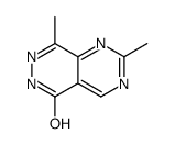 2,8-dimethyl-6H-pyrimido[4,5-d]pyridazin-5-one结构式