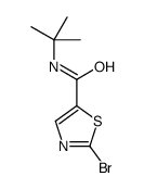 2-bromo-N-tert-butyl-1,3-thiazole-5-carboxamide Structure