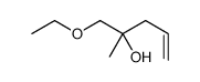 1-ethoxy-2-methylpent-4-en-2-ol Structure