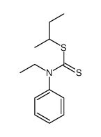 butan-2-yl N-ethyl-N-phenylcarbamodithioate Structure