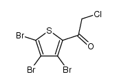 2-chloro-1-(tribromo-thiophen-2-yl)-ethanone结构式