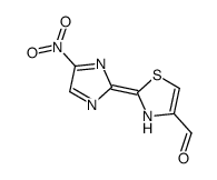 2-(4-nitroimidazol-2-ylidene)-3H-1,3-thiazole-4-carbaldehyde Structure