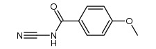 4-methoxybenzoylcyanamide结构式