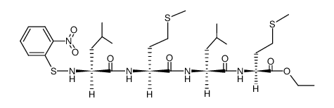 Nps-Leu-Met-Leu-Met-OEt Structure