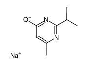 sodium 2-isopropyl-6-methylpyrimidin-4-olate Structure