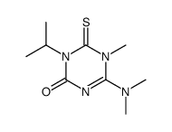 4-dimethylamino-1-isopropyl-5-methyl-6-thioxo-5,6-dihydro-1H-[1,3,5]triazin-2-one Structure