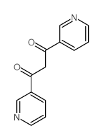 1,3-Propanedione,1,3-di-3-pyridinyl- Structure