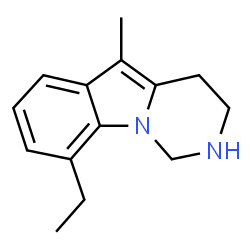 Pyrimido[1,6-a]indole, 9-ethyl-1,2,3,4-tetrahydro-5-methyl- (9CI)结构式