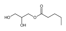 2,3-dihydroxypropyl pentanoate结构式