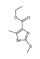 ethyl 5-methyl-2-methylsulfanyl-1,3-selenazole-4-carboxylate Structure