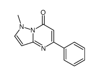 1-methyl-5-phenylpyrazolo[1,5-a]pyrimidin-7-one结构式