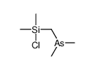 [chloro(dimethyl)silyl]methyl-dimethylarsane结构式