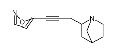 5-[3-(1-azabicyclo[2.2.1]heptan-2-yl)prop-1-ynyl]-1,2-oxazole Structure