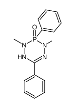 2,4-dimethyl-3,6-diphenyl-3-oxo-1,2,3,4-tetrahydro-1,2,4,5-tetraaza-3-phosphorine结构式
