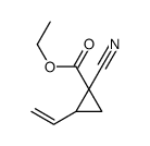 ethyl 1-cyano-2-ethenylcyclopropane-1-carboxylate Structure