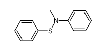 N-methyl-N-(phenylthio)benzenamine Structure