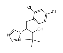 alpha-tert-butyl-beta-[(2,4-dichlorophenyl)methyl]-1H-1,2,4-triazol-1-ethanol Structure