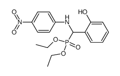 diethyl (4-nitrophenylamino)(2-hydroxyphenyl)methylphosphonate Structure