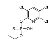 ethoxy-hydroxy-sulfanylidene-(3,5,6-trichloropyridin-2-yl)oxy-λ5-phosphane Structure