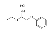 2-phenoxy-acetimidic acid ethyl ester, hydrochloride结构式