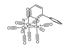 [Os3(μ-H)(μ-η2-HapyPh-N,N)(CO)10] Structure