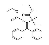 diethyl 3-benzhydrylidene-2,2-diethylbutanedioate结构式
