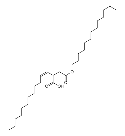 4-tridecyl hydrogen 2-dodec-1-enylsuccinate结构式