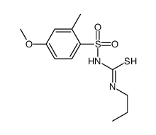 1-(4-methoxy-2-methylphenyl)sulfonyl-3-propylthiourea Structure