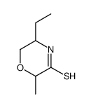 5-ETHYL-2-METHYLTHIOMORPHOLIN-3-ONE结构式