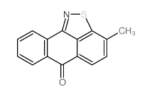 6H-Anthra(9,1-cd)isothiazol-6-one, 3-methyl-结构式