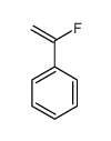 1-fluoroethenylbenzene Structure