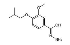 3-methoxy-4-(2-methylpropoxy)benzohydrazide Structure