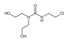 1-(2-chloroethyl)-3,3-bis(2-hydroxyethyl)urea Structure