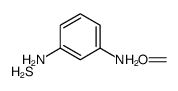 benzene-1,3-diamine,formaldehyde,sulfane Structure