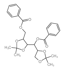 Mannitol, 1,2:4,5-di-O-isopropylidene-, dibenzoate,D- (8CI)结构式
