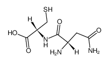 L-Asn-L-Cys-OH结构式