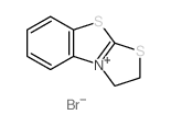 1,2-dihydro-[1,3]thiazolo[2,3-b][1,3]benzothiazol-9-ium,bromide结构式