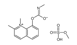 Quinaldinium, 8-hydroxy-1-methyl-, methylsulfate, methylcarbamate结构式