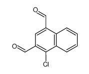 1-Chlor-2,4-diformyl-naphthalen Structure